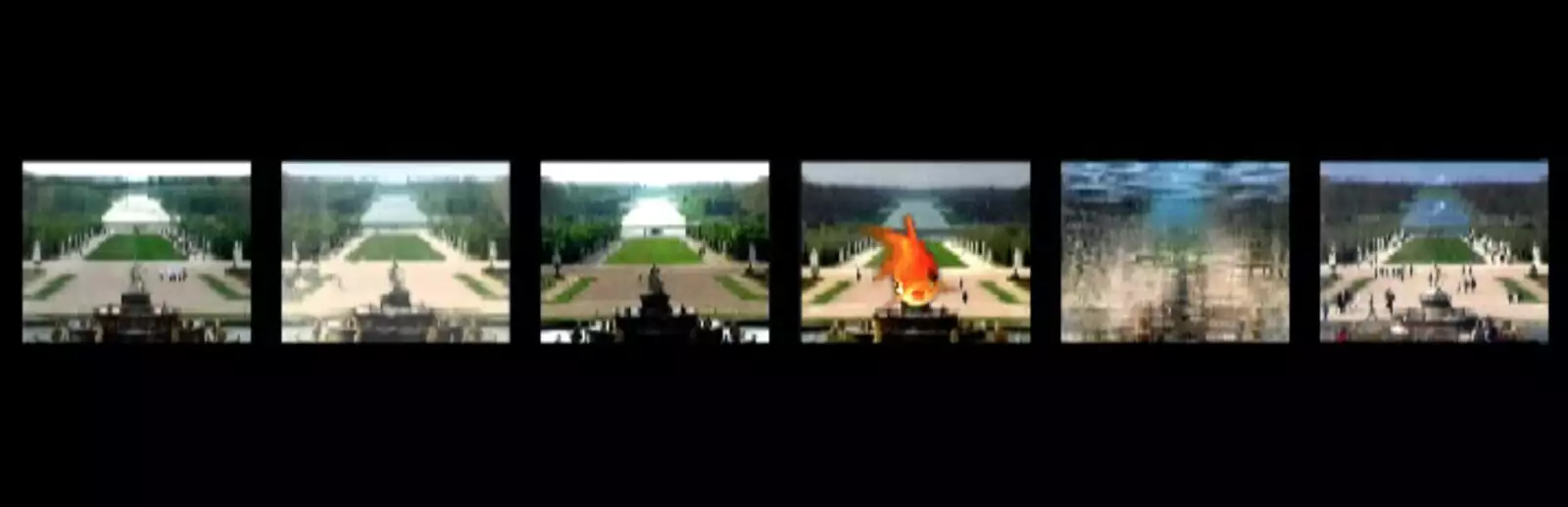《凡爾賽花園》，錄像，ntsc，彩色，有聲，3分10秒，2005-2006年。