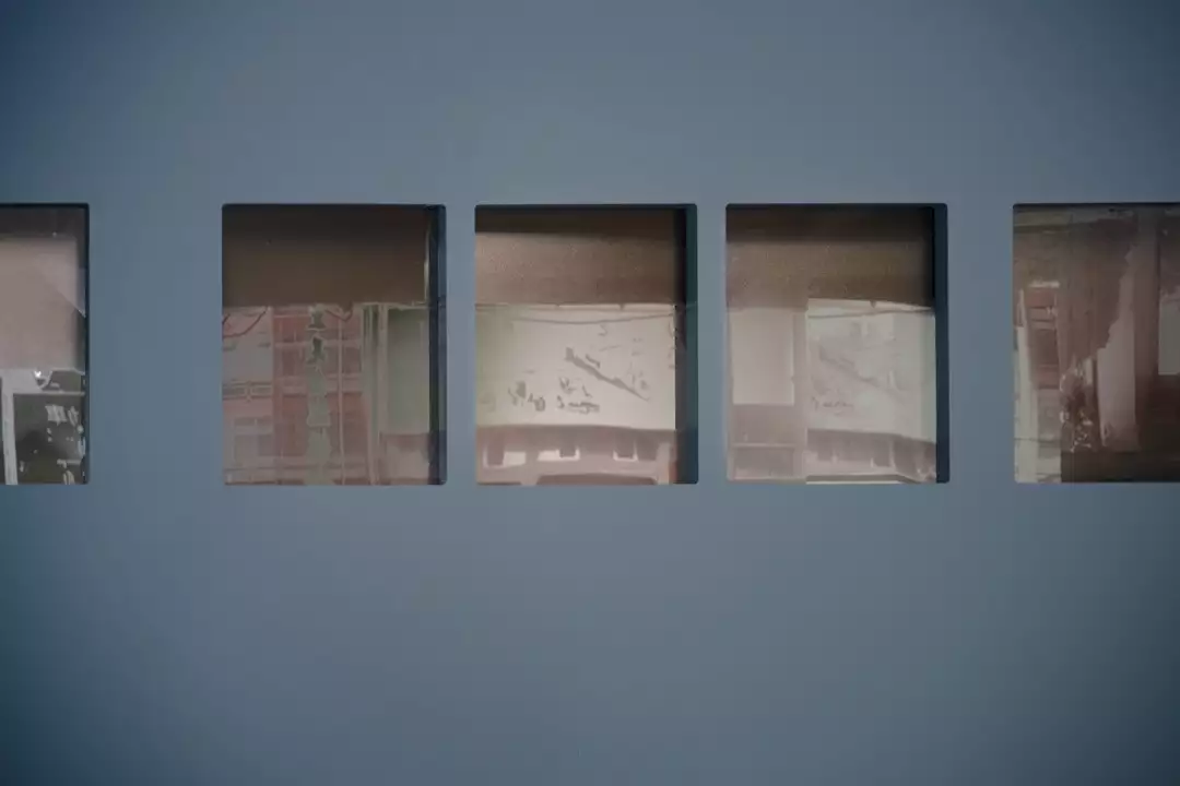 張庭甄，《掃描一扇目光》，玻璃噴墨輸出，30 x 26 cm(一式 12 件)，2025。圖片來源:藝術家提供。